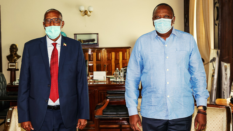 Somaliguardian news Kenya Somaliland presidents meeting Kenya