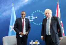 UK PM Lauds Somalia Counterpart’s Leadership in Elections Somali