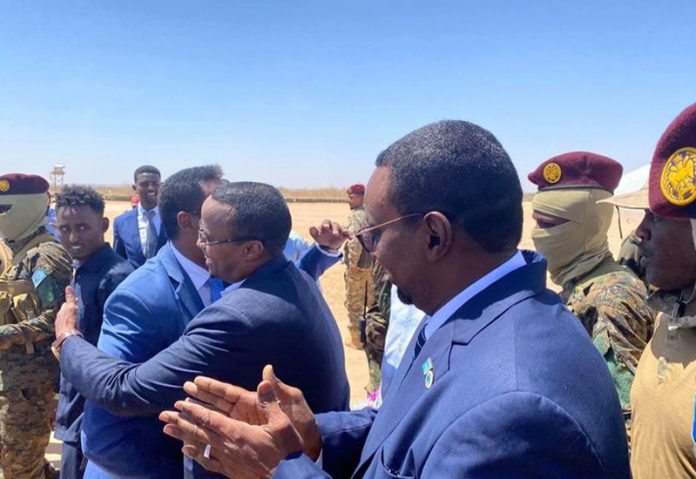 Ali Gudlawe Arrives in Baladweyne on First Visit As Hirshabelle President Ali Gudlawe Arrives in Baladweyne on First Visit As Hirshabelle President