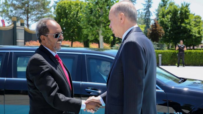 Somali president, Turkish leader