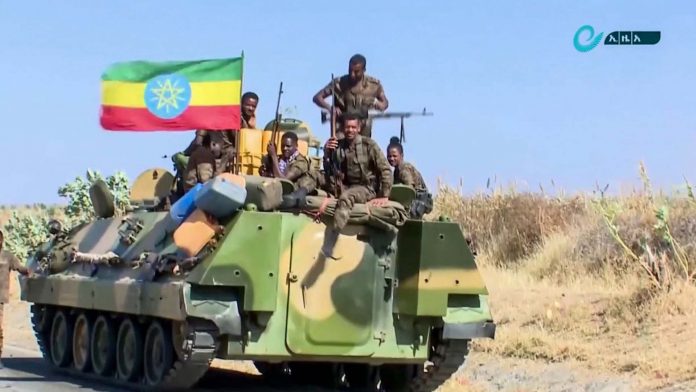 Ethiopian, Eritrean forces clash with Tigrayan forces in the north Ethiopian