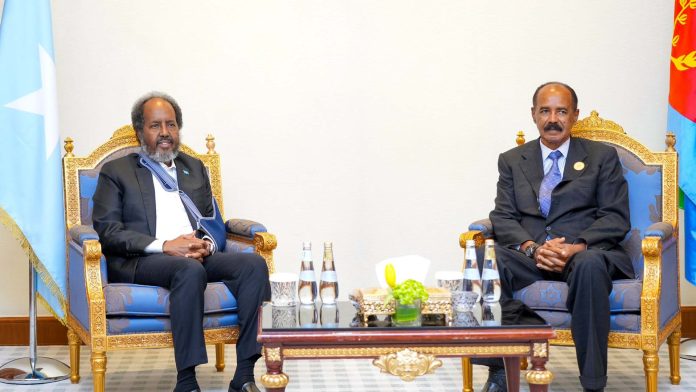 Somalia’s president meets Eritrean counterpart in Saudi Arabia Somalia