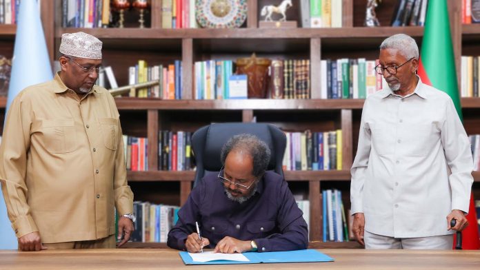 Somali president signs ‘law nullifying the illegal MoU’ between Somaliland and Ethiopia Somali