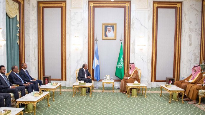 Somalia’s president, Saudi crown prince agree to step up security cooperation Somalia