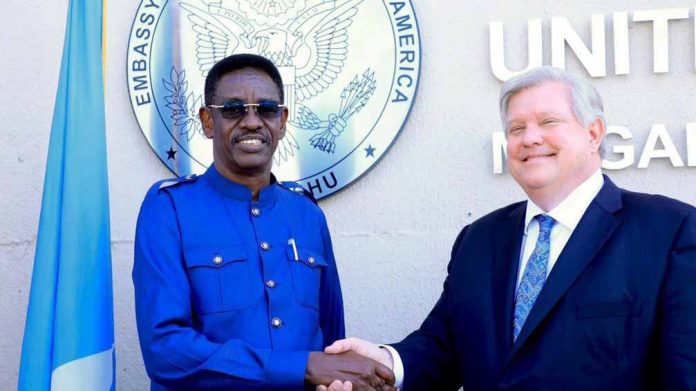 Somali security minister discusses ‘counter-terrorism efforts’ with US ambassador  Somali security minister, US ambassador