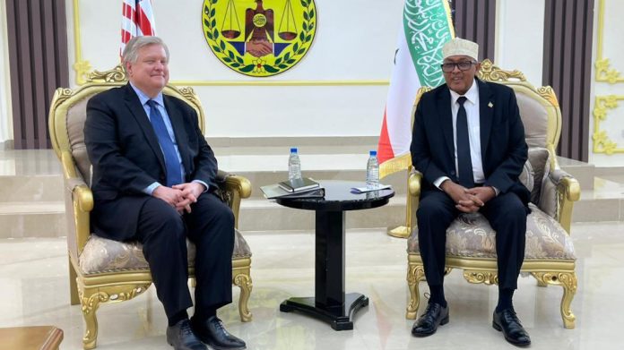 U.S. diplomatic, military delegation arrives in Somaliland to congratulate newly-elected president Somalia