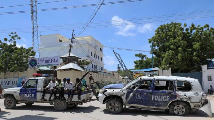 Suicide bomber targets Somali military academy during visit by Western officials  Somali