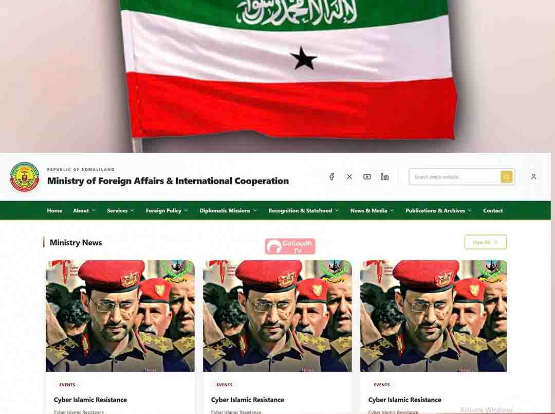 Somaliland foreign ministry website hacked hours after cabinet approves Israel cooperation deal